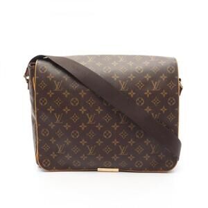 LOUIS VUITTON Brown Monogram Leather Shoulder Bag